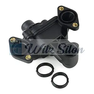 Engine Coolant Thermostat Housing Assembly Fits P-eugeots 407 607 C-itroens C5 C6 J-aguars XF XJ OE#1336.Y3 1338.E7