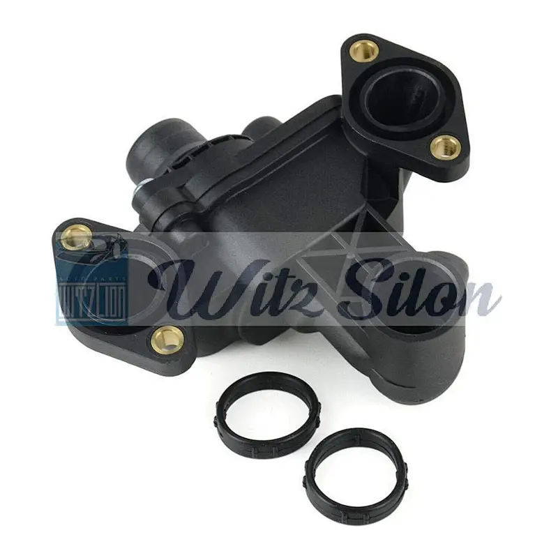 Engine Coolant Thermostat Housing Assembly Fits P-eugeots 407 607 C-itroens C5 C6 J-aguars XF XJ OE#1336.Y3 1338.E7