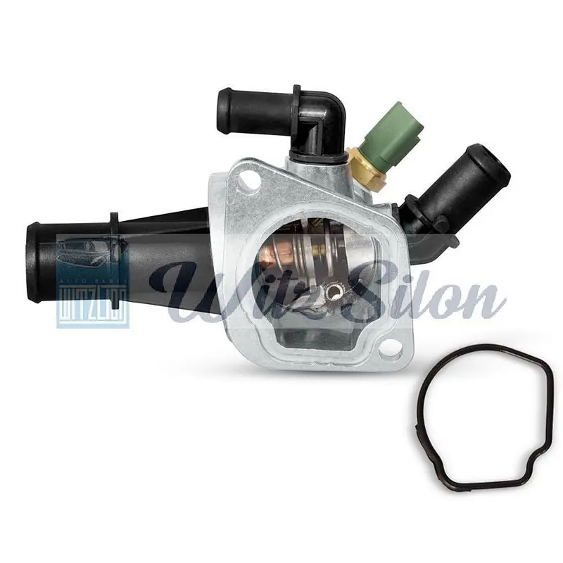 auto aluminum thermostat housing with thermostat for auto parts opel zafira  6338022