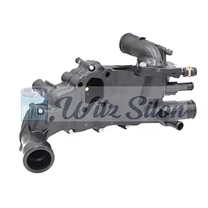 Engine Coolant Thermostat Housing Assembly Fits P-eugeots C-itroens F-iats D-ucatos B-oxers 1336. V4 9643212080