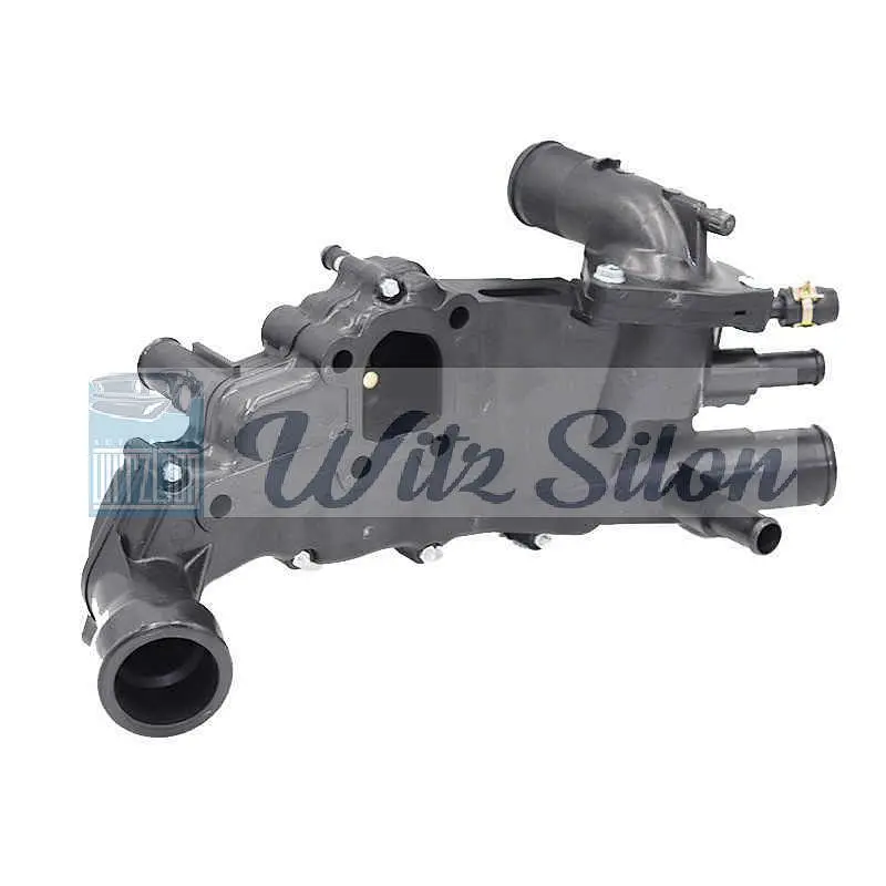 Engine Coolant Thermostat Housing Assembly Fits P-eugeots C-itroens F-iats D-ucatos B-oxers 1336. V4 9643212080