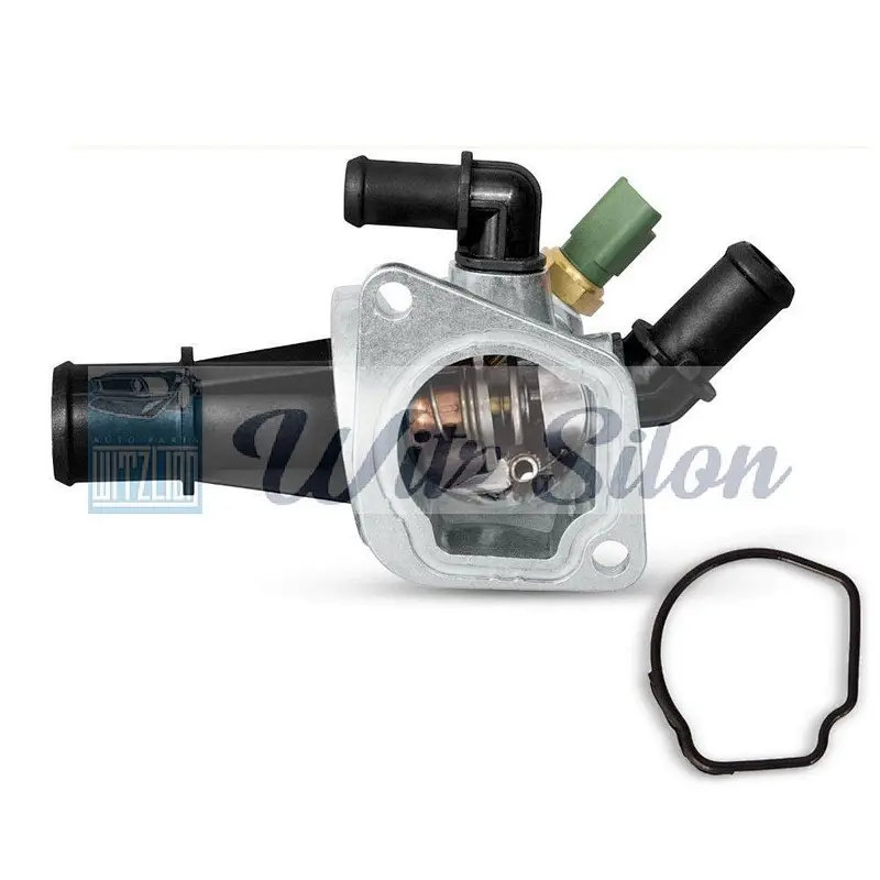 car thermostat housing with thermostat for auto parts opel zafira 55182499