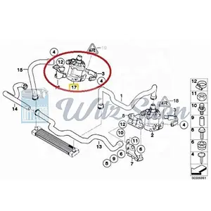 N63 N74 S63 Auxiliary Water Pump 7.06033.44.0  706033440 7 06033 44 0 11-51-7-566-335 11 51 7 566 335 11517566335