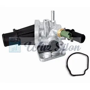 6338022 parts opel astra for assembly water flange with thermostat&sensor 88 degree parts