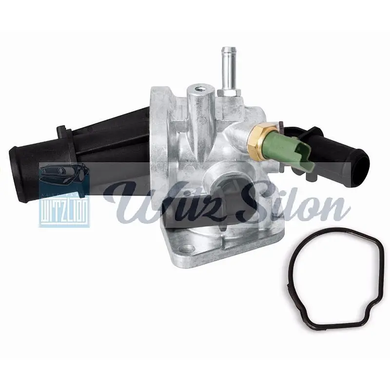 6338022 parts opel astra for assembly water flange with thermostat&sensor 88 degree parts