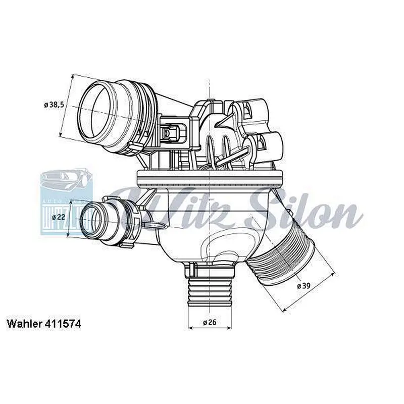 11537552403  car thermostat housing parts