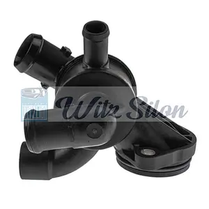 Engine Coolant Thermostat W Housing for VWs GOLFs MK6 JETTAs PASSATs AUDIs A3 TT 2.0 TDI