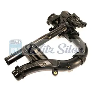 Engine Coolant Thermostat Housing Fits 15-19 Mercedess-Benzs C300 C350 E300 GLC300 SLC300 SLK300 A2742000115