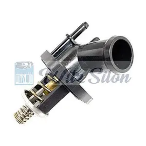 Water Outlet Assembly with Thermostat for Chevys Silverados Suburbans Sierras Yukons 4.2 5.3 6.2 OEM 12674639