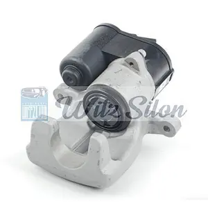 3C0615403B VW Rear Brake Caliper With Motor - Left Full caliper with electronic parking brake motor