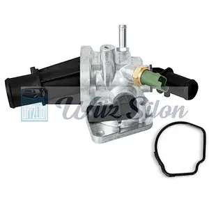 auto aluminum thermostat housing with thermostat for auto parts opel zafira  6338022