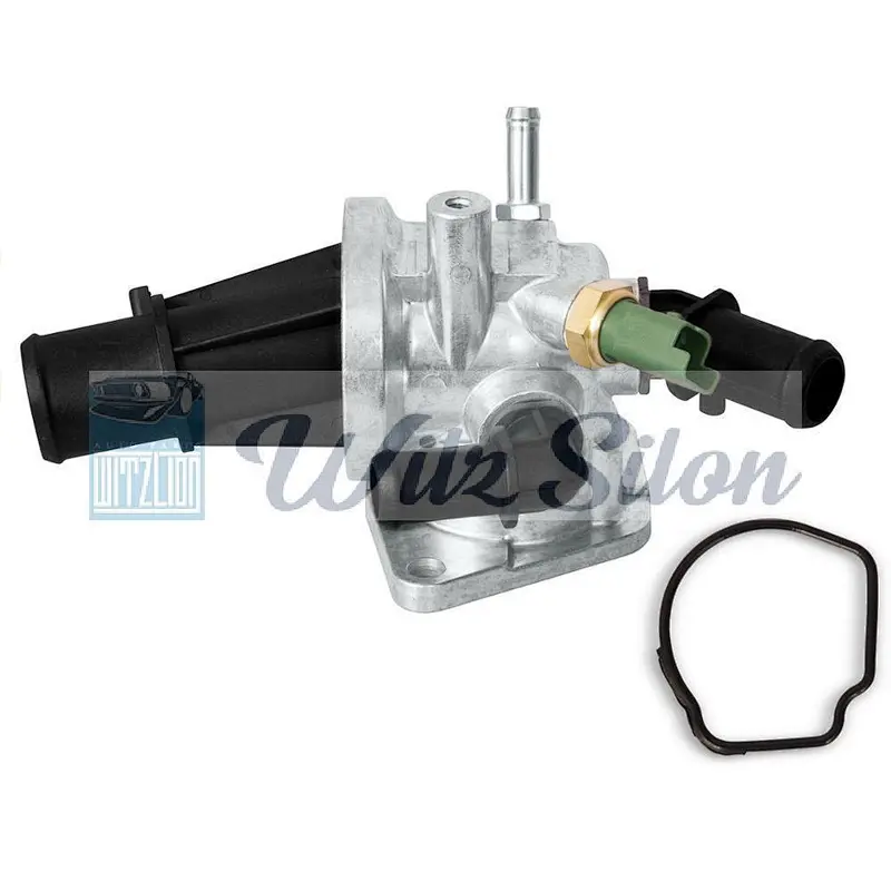 auto aluminum thermostat housing with thermostat for auto parts opel zafira  6338022