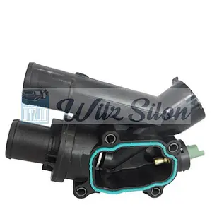 Engine Coolant Thermostat Housing Assembly Fits P-eugeots 407 508 607 807 C-itroens C5 C6 C8 OE#1336.Z4 9657182080