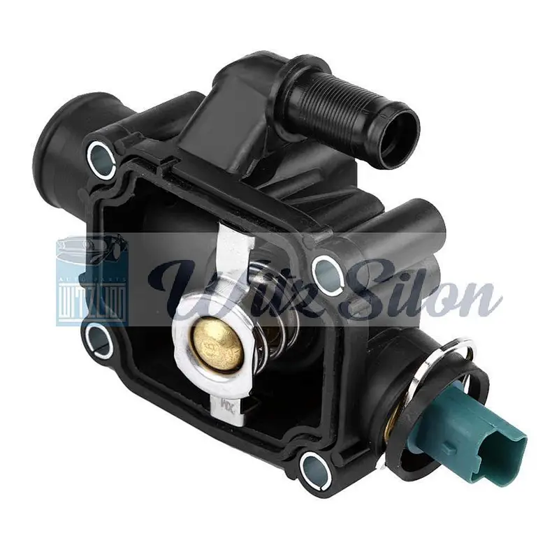 Engine Coolant Thermostat Housing Assembly Fits Peugeots 206 207 307 308 C-itroens C2 C3 C4 B-erlingos OE#1336.Z0 9647265980