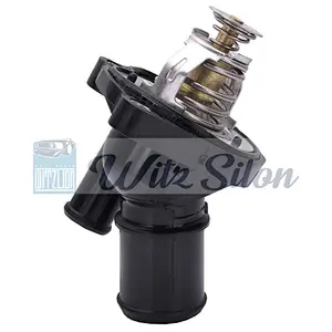 Engine Coolant Thermostat W Housing for 2004-2015 Fords Focus 2007-2011 Fords Rangers 2007-2013 Mazdas 3 L33615170 L327-15-170A