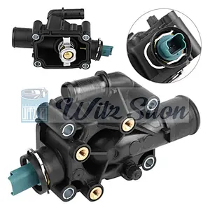 Engine Coolant Thermostat Housing Assembly Fits Peugeots 206 207 307 308 C-itroens C2 C3 C4 B-erlingos OE#1336.Z0 9647265980