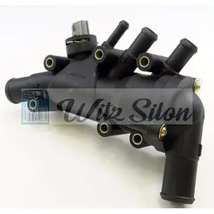 XS6E-8A586-AH.  car engine coolant thermostat housing assembly auto parts with thermostat with sensor