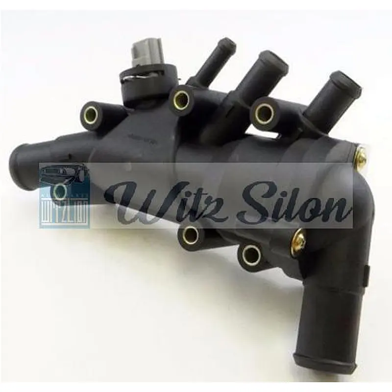 XS6E-8A586-AH.  car engine coolant thermostat housing assembly auto parts with thermostat with sensor