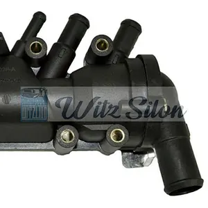 car plastic thermostat housing assembly complete thermostat assy auto parts  XS6E-8A586-AH