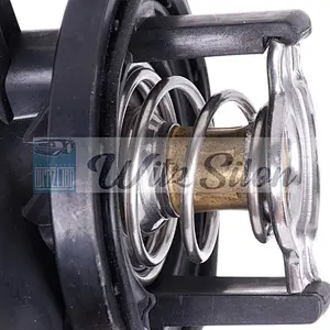 Engine Coolant Thermostat Housing Assembly Water Inlet Fits 2011-2018 Dodges Grands Caravans 2011-2016 Chryslers Town Country