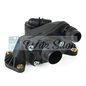 Engine Coolant Thermostat Housing Assembly Fits P-eugeots 407 607 C-itroens C5 C6 J-aguars XF XJ OE#1336.Y3 1338.E7