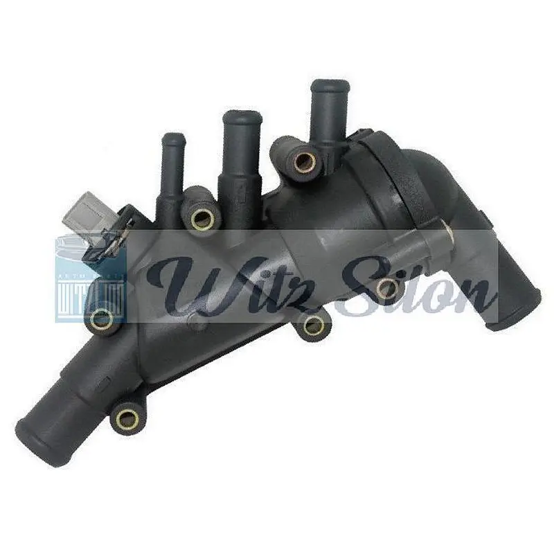 XS6E-8A586-AH.  car engine coolant thermostat housing assembly auto parts with thermostat with sensor