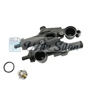 68003582AB Water Outlet + Thermostat Housing For Caliber Journey Patriot Compass Avenger 2L