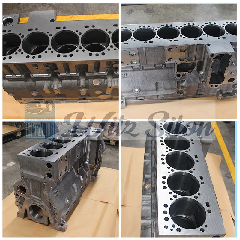 6CT 3971411 auto engine Cylinder Block with Double Thermostat