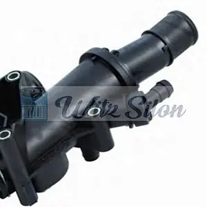 3M5Q8A586BA car peugeot thermostat housing assembly with thermostat parts