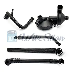 11617501566  PCV Crankcase Vent Valve & Breather Hose Kit for BMWs E46 325i 330i 325Xi 330Xi