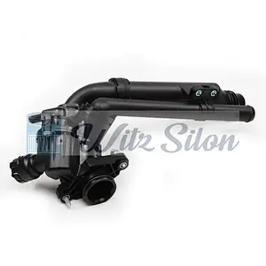 Engine Coolant Thermostat Housing Assembly Fits Mercedess-Benzs C200 C300 C180 CLS 260 A2742000615 A2742000015