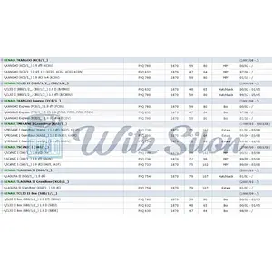car water flange assembly of renault laguna 3 parts 1106100Q0C