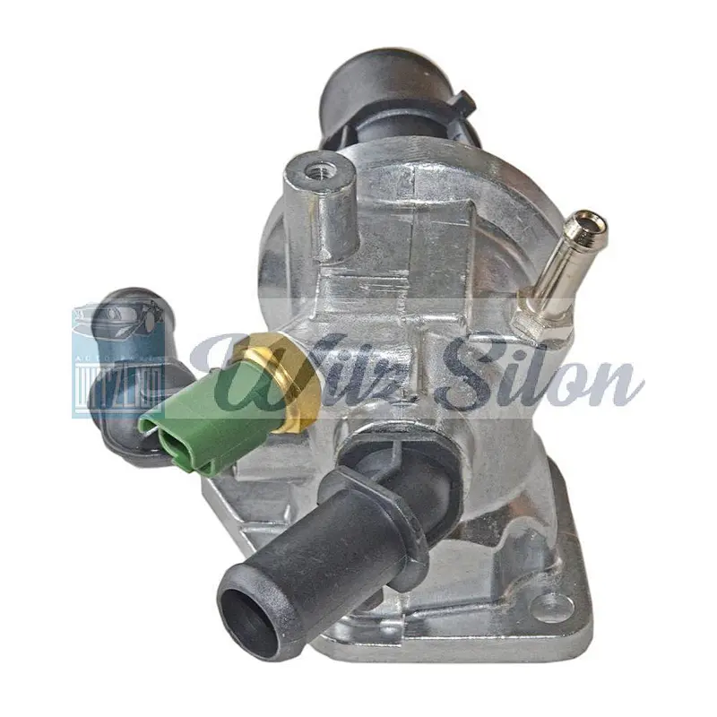 Engine Coolant Thermostat Housing Fits FIATs PUNTO SIENA DOBLO Cargo FORDs KA LANCIA YPSILON MUSA 55180041 9S518575BB