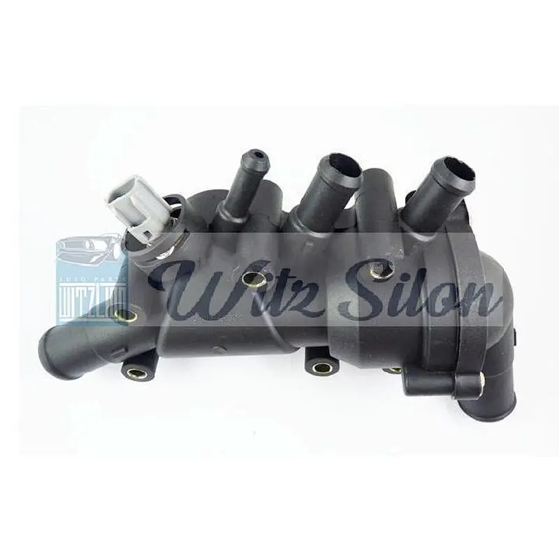 XS6E-8A586-AH.  car engine coolant thermostat housing assembly auto parts with thermostat with sensor