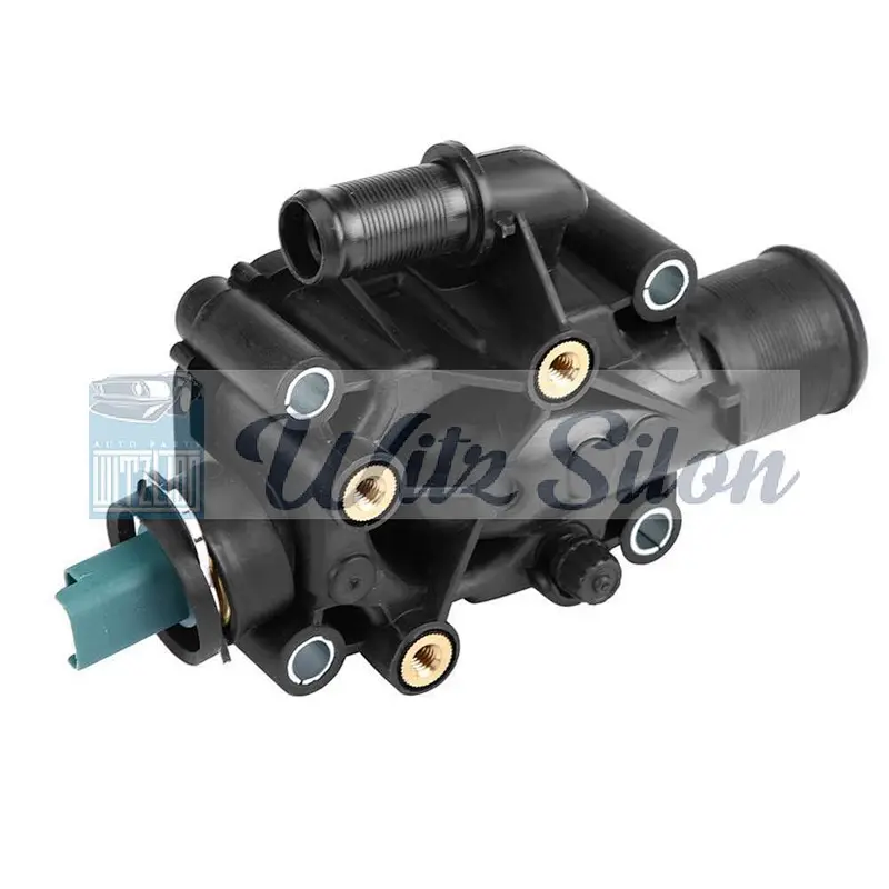 Engine Coolant Thermostat Housing Assembly Fits Peugeots 206 207 307 308 C-itroens C2 C3 C4 B-erlingos OE#1336.Z0 9647265980