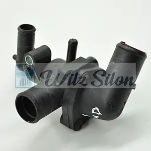 6C1Q8A586BD  car engine water outlet coolant thermostat housing auto parts