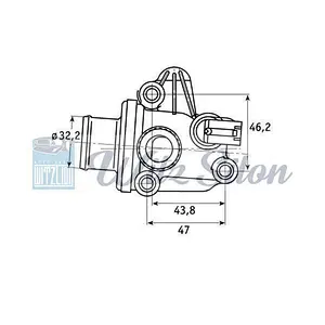 1662030075 auto engine coolant thermostat
