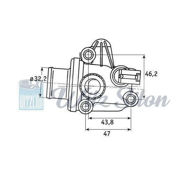 1662030075 auto engine coolant thermostat