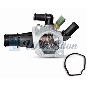 6338022 parts opel astra for assembly water flange with thermostat&sensor 88 degree parts
