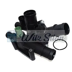 Engine Coolant Thermostat Housing Fits VWs AUDIs SKODAs MAZDAs Bora Flight Golf Mk4 Mk5 06A121111A