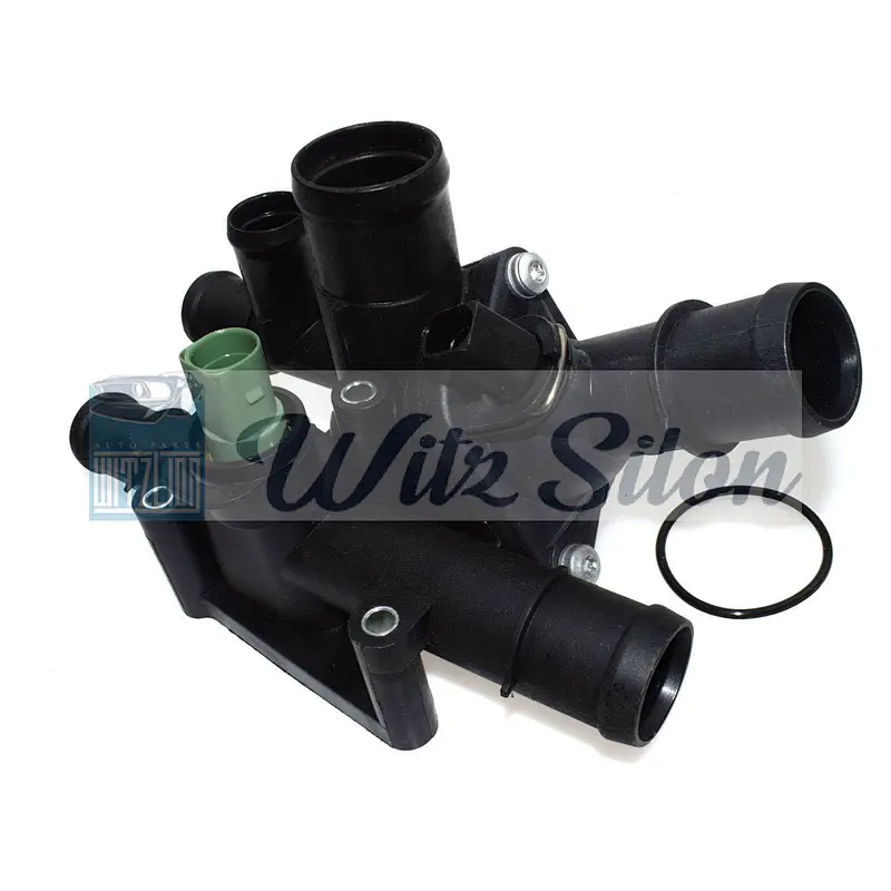 Engine Coolant Thermostat Housing Fits VWs AUDIs SKODAs MAZDAs Bora Flight Golf Mk4 Mk5 06A121111A