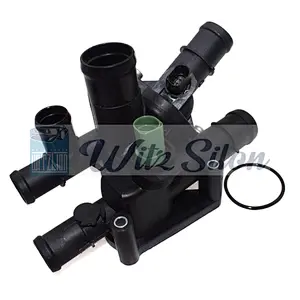 Engine Coolant Thermostat Housing Fits VWs AUDIs SKODAs MAZDAs Bora Flight Golf Mk4 Mk5 06A121111A
