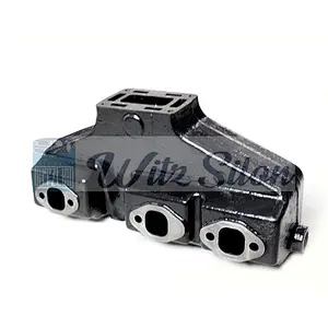 Water Cooled Cast Iron Marine Engine Exhaust Systems Elbow Manifolds