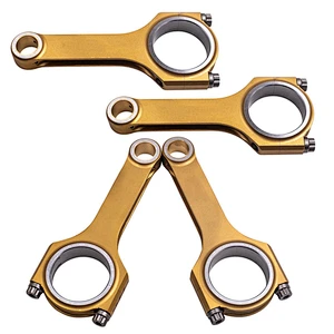 EN24 Connecting Rods for For VW Golf MK4 Passat Audi S3 A3 A6 TT 1.8 T 20V ARP 2000 Bolt