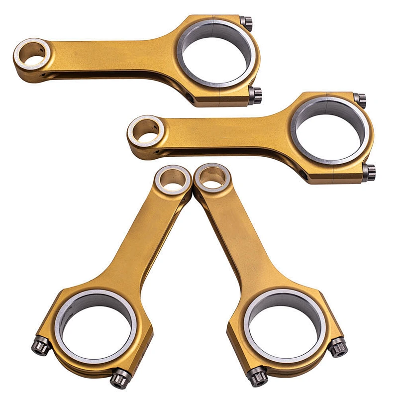 EN24 Connecting Rods for For VW Golf MK4 Passat Audi S3 A3 A6 TT 1.8 T 20V ARP 2000 Bolt