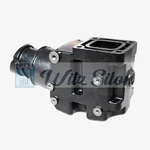 Water Cooled Boat Engine Parts 4bt Dry Joint Exhaust Manifold v8