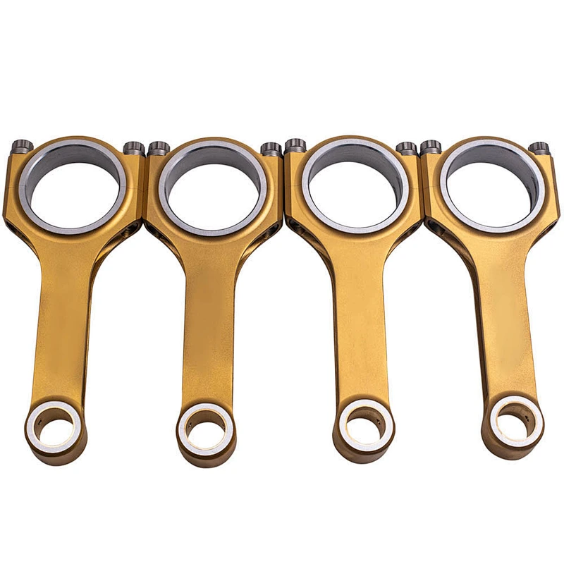EN24 Connecting Rods for For VW Golf MK4 Passat Audi S3 A3 A6 TT 1.8 T 20V ARP 2000 Bolt