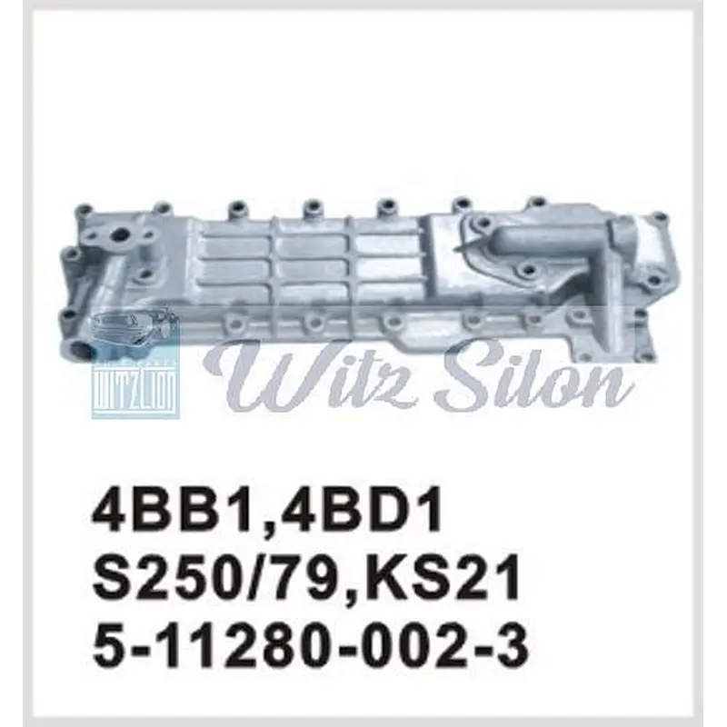 Oil Cooler Cover 5112800023 / 5112890030 ISUZU 4BB1 4BD1 / S250/79 KS21