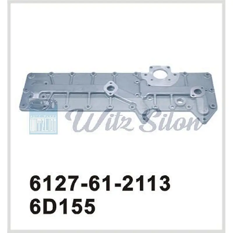Oil Cooler Cover 6127612113 KOMATSU 6D155 PC200-3