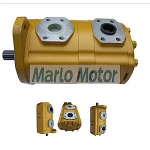 Tandem hydraulic gear pump 23B-60-11120 working pump for grader GD505A GD511A GD521A GD605A GD611A GD621A GD623A GD625A GD661A